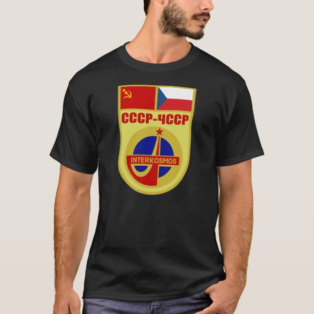 Beskickningen för USSR-ČSSR Soyuz 28 Interkosmos Tee (Framsida)