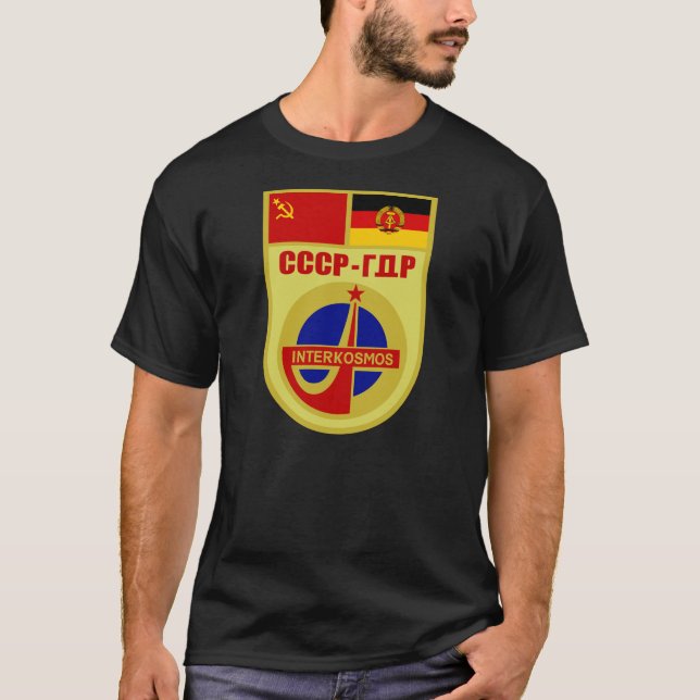 Beskickningen för USSR-DDR Soyuz 31 Interkosmos Tee (Framsida)