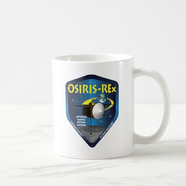 Beskickninglogotyp för OSIRIS REx Kaffemugg (Höger)