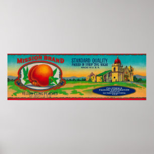 Beskickningpersikaetikett Poster