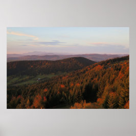 Beskid Wyspowy höst Poster