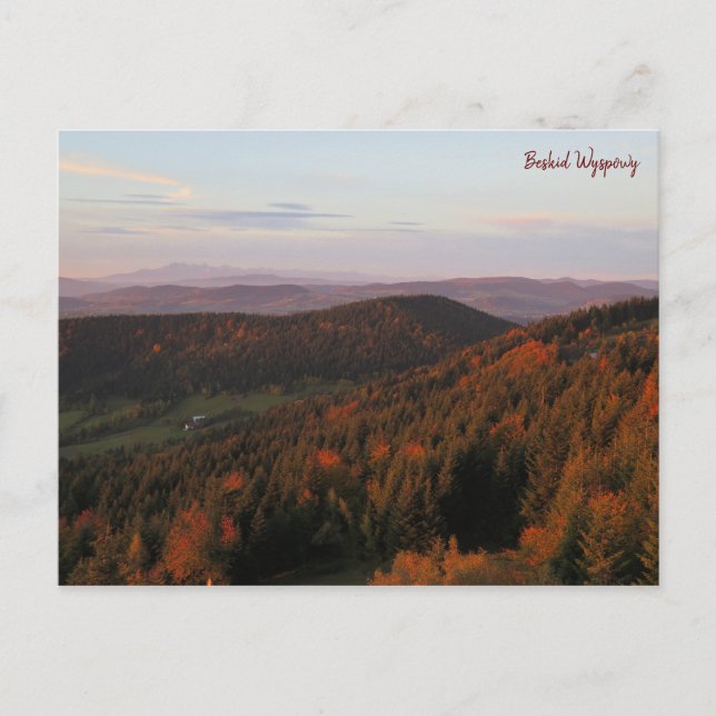 Beskid Wyspowy Vykort (Framsida)