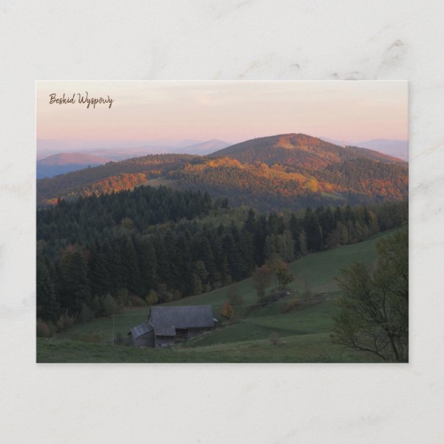 Beskid Wyspowy Vykort (Framsida)