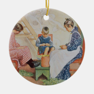 Beskjuta ärtor, pub. i "Lasst Licht Hinin" ("låt Julgransprydnad Keramik