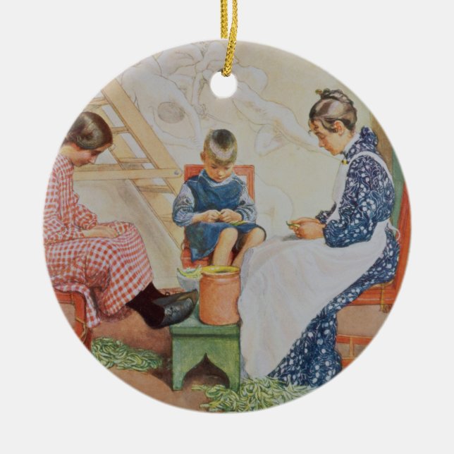 Beskjuta ärtor, pub. i "Lasst Licht Hinin" ("låt Julgransprydnad Keramik (Framsidan)