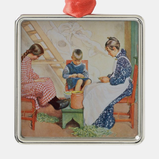 Beskjuta ärtor, pub. i "Lasst Licht Hinin" ("låt Julgransprydnad Metall (Framsidan)