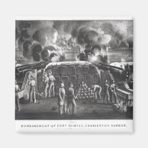 Beskjutning av fort Sumter, Charleston hamn Magnet