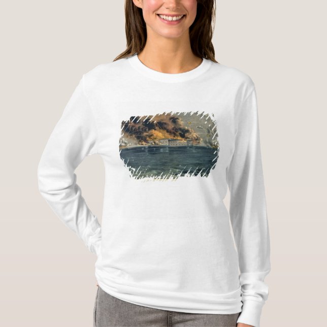 Beskjutning av fort Sumter T Shirt (Framsida)