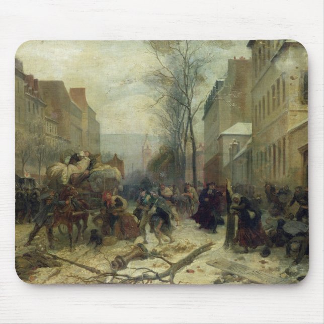 Beskjutning av Paris i 1871 Musmatta (Framsidan)