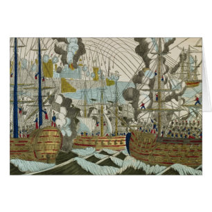 Beskjutning och Siege av Algiers, 3rd Juli 1830 Hälsningskort