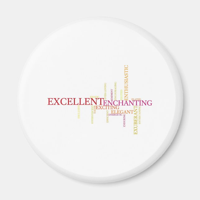 Beskriv dig själv med adjektiv - E Magnet (Framsidan)