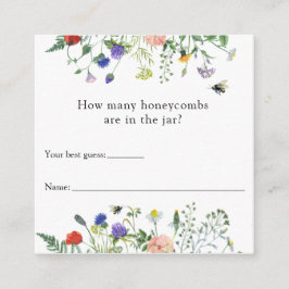 Beskriv hur många Honeycombi Baby Shower-spelkort Tilläggskort