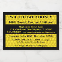 Beskrivande honung Burk (version 3)