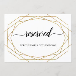 Beskrivna tecken för Glitter Geometric Ram Calligr Inbjudningar