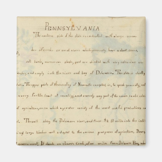 Beskrivning av Delaware Magnet (Framsidan)