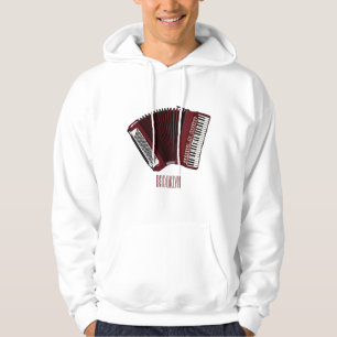 Beskrivning av dragspelets tecknad hoodie