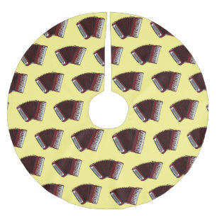 Beskrivning av dragspelets tecknad julgransmatta borstad polyester