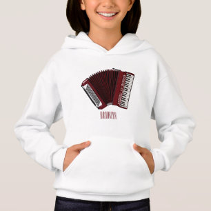 Beskrivning av dragspelets tecknad t shirt