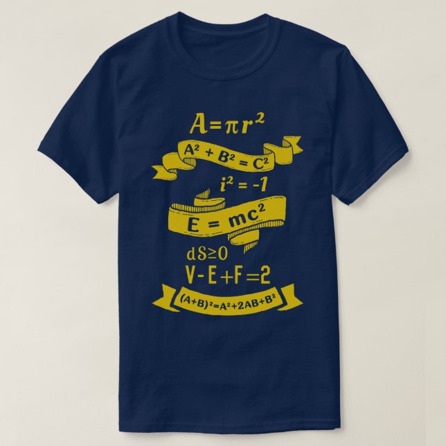 Beskrivning av matematiker t shirt (Design framsida)
