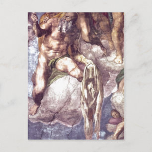 Beskrivning av Michelangelo Sistine Chapel Vykort