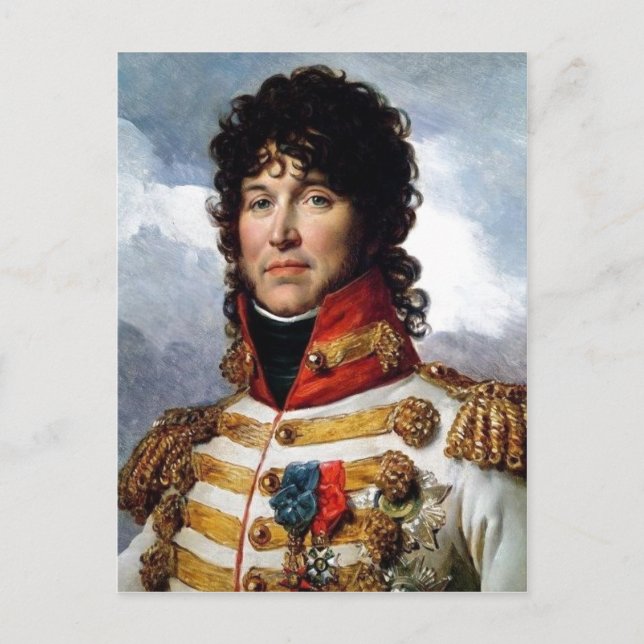 Beskrivning av porträtt i Joachim Murat Vykort (Framsida)