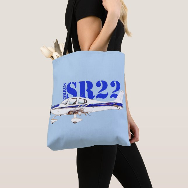 Beskrivning av SR22-ljusluftfartygets utformning i Tygkasse (Närbild)