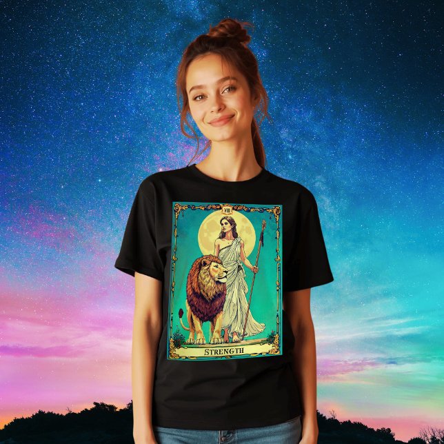 Beskrivning av Tarot Card, styrka T Shirt (Skapare uppladdad)