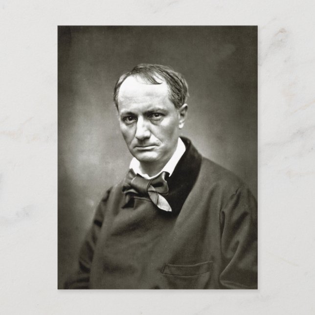 Beskrivning Charles Baudelaire (1821-1867) Vykort (Framsida)