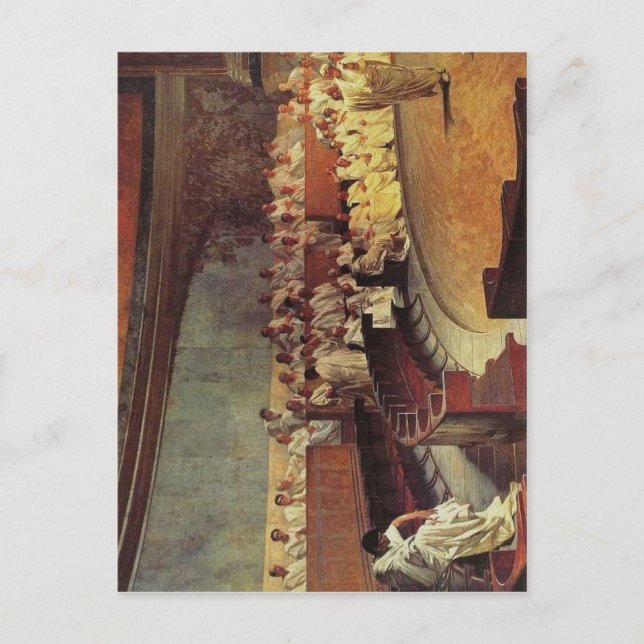 Beskrivning Cicero Denounces Catiline: Fresco by C Vykort (Framsida)