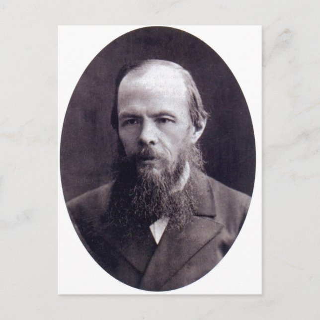 Beskrivning Foto av F. Dostoevsky: Suomi: Fjo Vykort (Framsida)