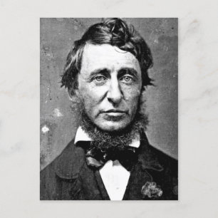 Beskrivning Henry David Thoreau (1817-1862) i Jun Vykort
