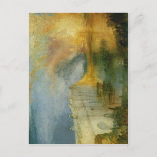 Beskrivning J. M. W. Turner - H:s bränning Vykort