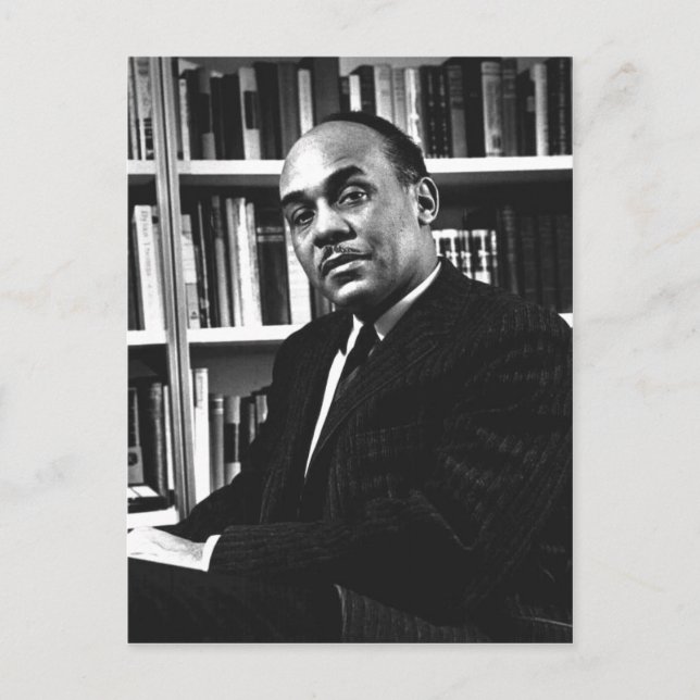 Beskrivning Ralph Ellison , noterad författare och Vykort (Framsida)