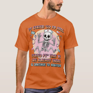 Beskrivning Redigera Pt angav Gå till helvete. Utb T Shirt