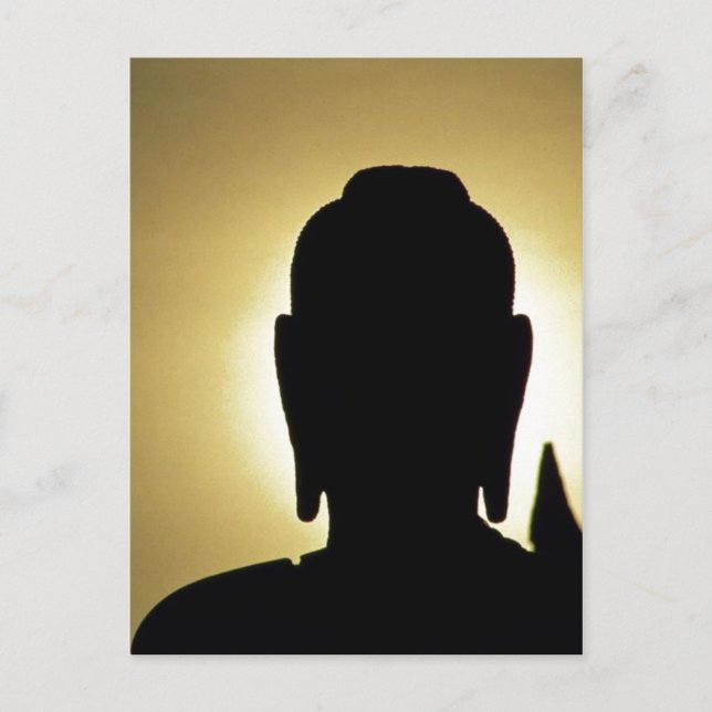 Beskrivning: Sunset in Ayutthaya historiska park P Vykort (Framsida)