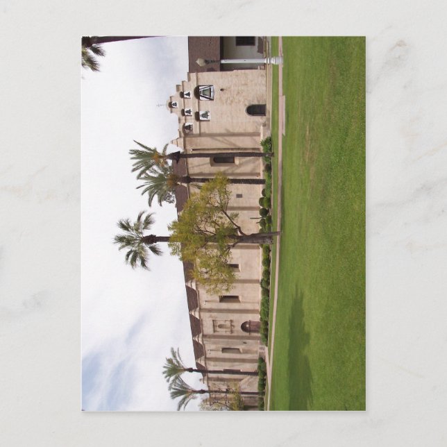 Beskrivning Uppdrag San Gabriel Arcangel i San Ga Vykort (Framsida)