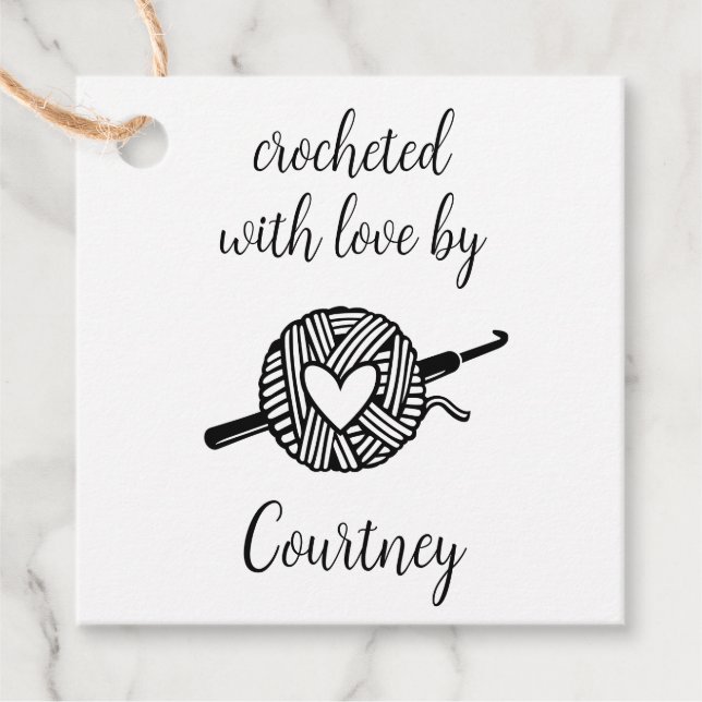 Beskurna med Kärlek Gåvor Etiketter (Framsida)