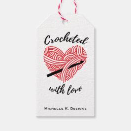Beskurna med Kärlek/handgjorda omsorgsfartyg Presentetikett