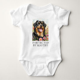 Beskyddad av tibetansk Mastiff Bodykostym T Shirt