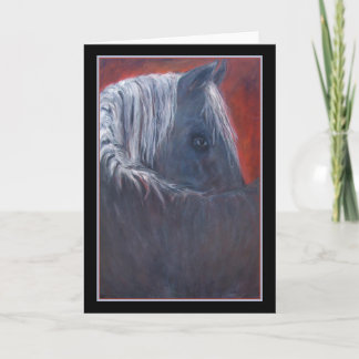 Beskyddandet - original- konsthälsningkort kort