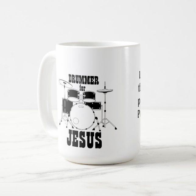 Beskyddarteam Mugg Drummer för Jesus (Framsida vänster)