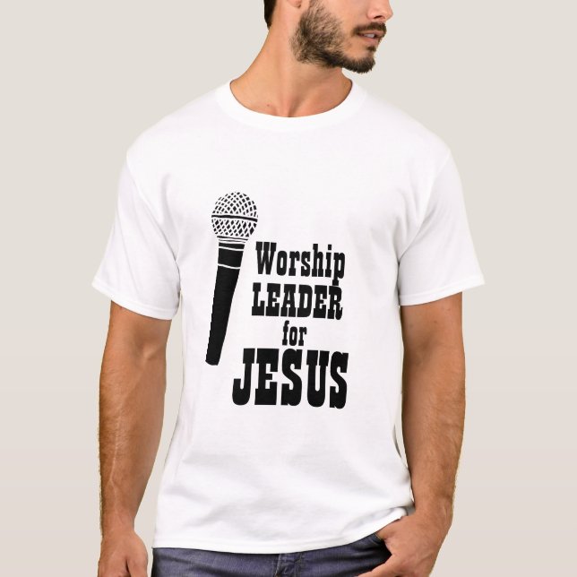 Beskyddarteam Shirt Singer för JesusT-Shirt T Shirt (Framsida)