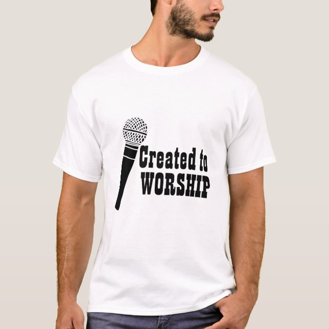 Beskyddarteam Shirt Singer Skapat till Beskyddare T Shirt (Framsida)