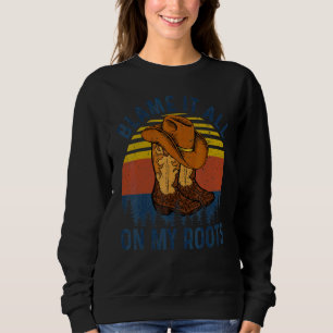 Beskylla allt på min Vintage Land Music Re T Shirt