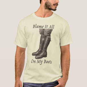 Beskylla allt på mina båtar t shirt