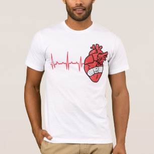 Beslagande hjärta t shirt