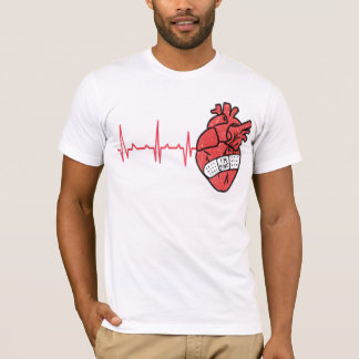 Beslagande hjärta t shirt