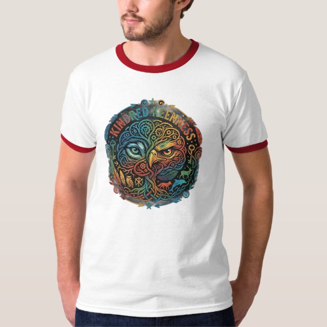 Besläktad skärpa t shirt (Framsida)