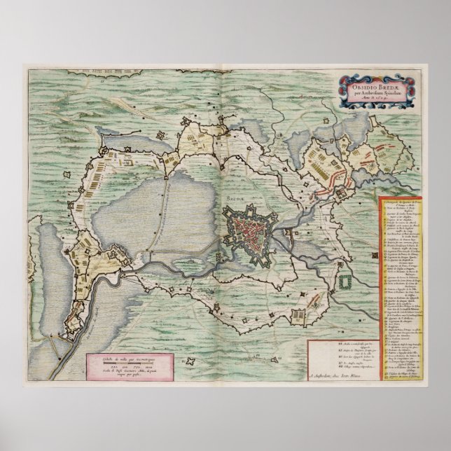 Besläktaren i Breda: 1624 Poster (Framsidan)