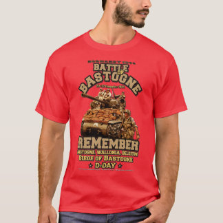 Besläkting av Bastogne 1944 Battle of Bastogne T Shirt